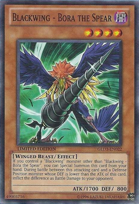 Blackwing - Bora the Spear [GLD3-EN022] Common | Odin's Place