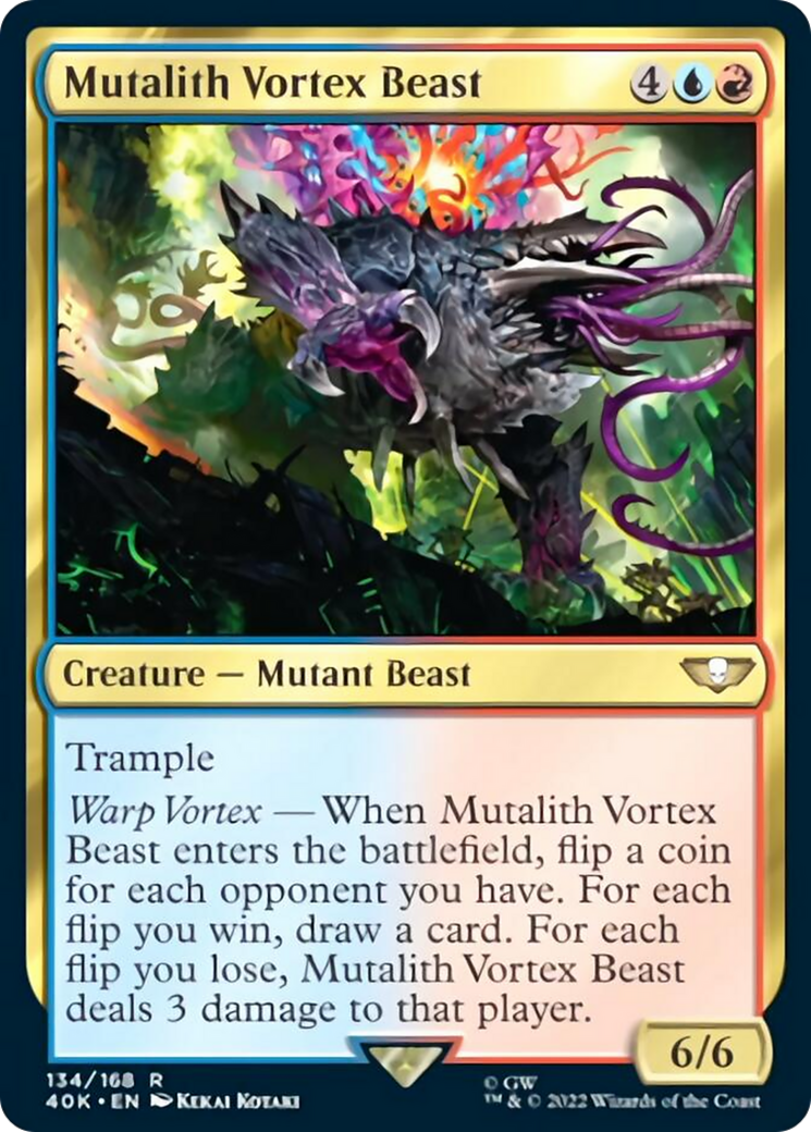 Mutalith Vortex Beast (Surge Foil) [Warhammer 40,000] | Odin's Place