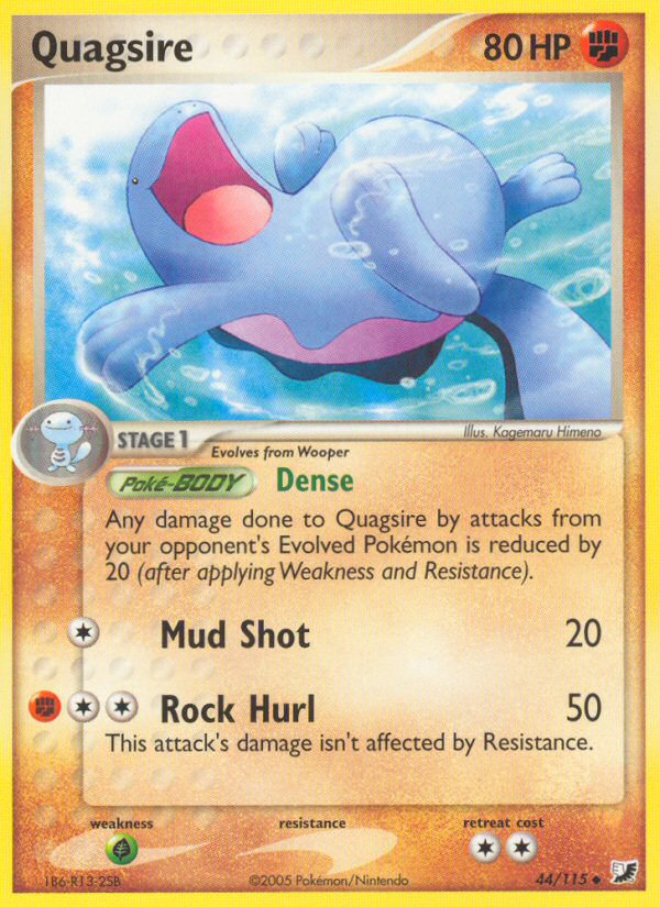 Quagsire (44/115) [EX: Unseen Forces] | Odin's Place