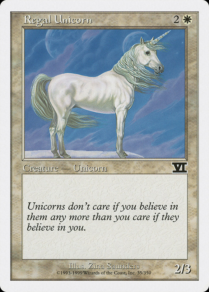 Regal Unicorn (35) [Classic Sixth Edition] | Odin's Place