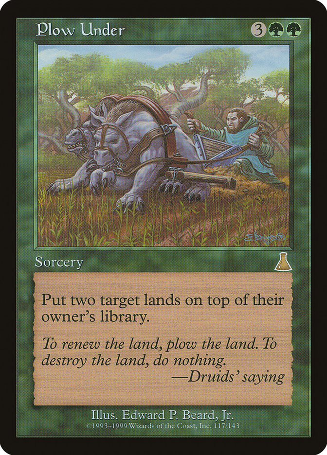 Plow Under (117) [Urza's Destiny] | Odin's Place