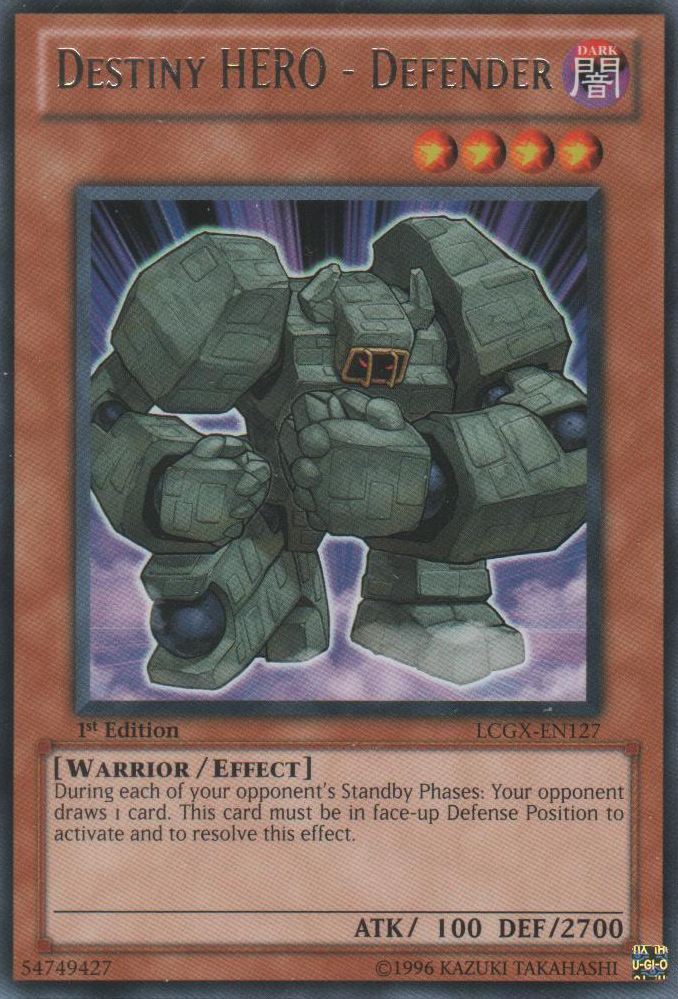 Destiny HERO - Defender [LCGX-EN127] Rare | Odin's Place