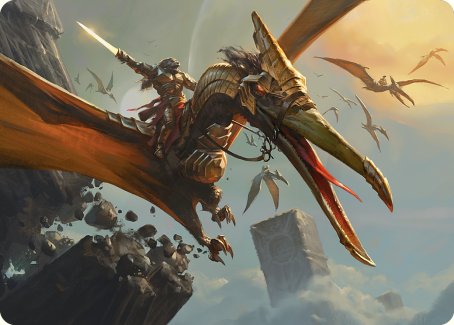 Skyhunter Strike Force Art Card [Phyrexia: All Will Be One Art Series] | Odin's Place