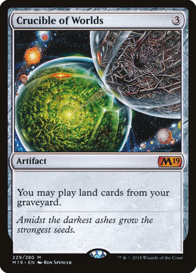 Crucible of Worlds (229) [Core Set 2019] | Odin's Place