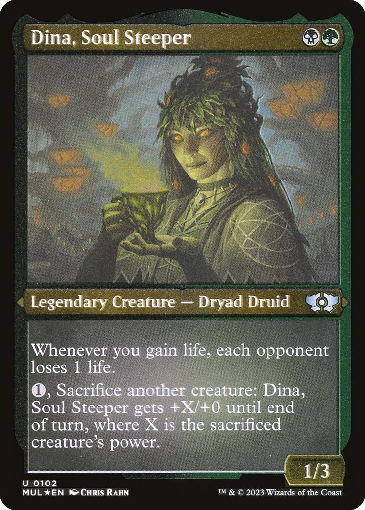 Dina, Soul Steeper (Foil Etched) [Multiverse Legends] | Odin's Place
