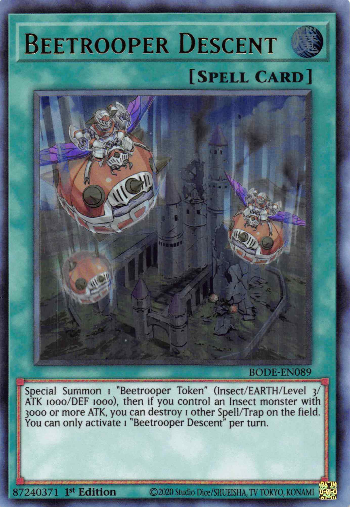 Beetrooper Descent [BODE-EN089] Ultra Rare | Odin's Place