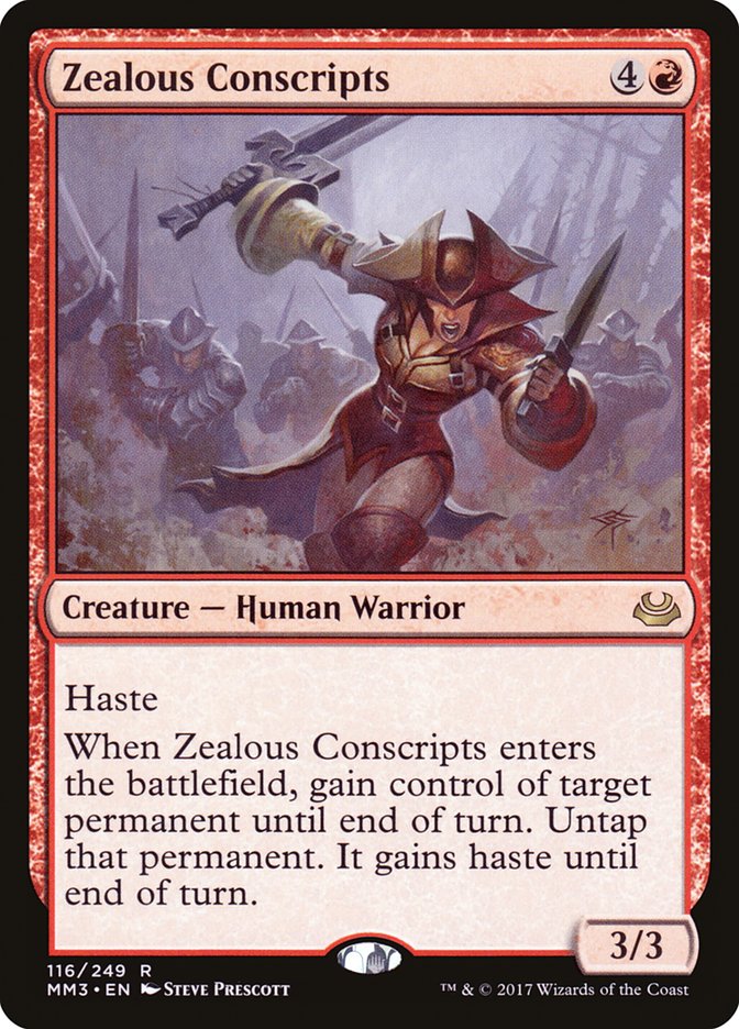 Zealous Conscripts (116) [Modern Masters 2017] | Odin's Place