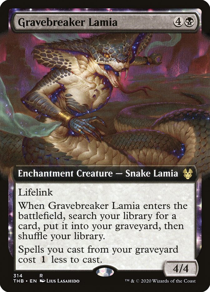 Gravebreaker Lamia (Extended Art) [Theros Beyond Death] | Odin's Place