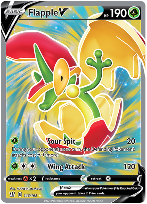 Flapple V (143/163) [Sword & Shield: Battle Styles] | Odin's Place