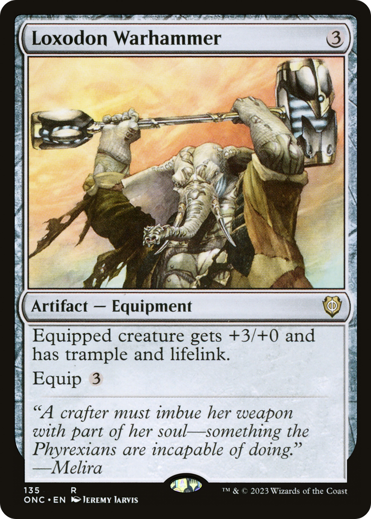 Loxodon Warhammer [Phyrexia: All Will Be One Commander] | Odin's Place