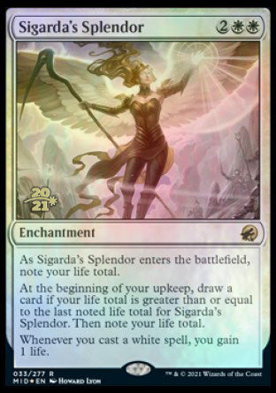 Sigarda's Splendor [Innistrad: Midnight Hunt Prerelease Promos] | Odin's Place