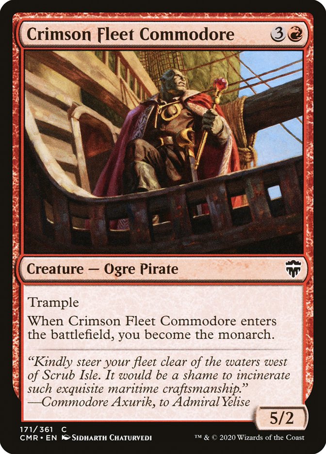 Crimson Fleet Commodore [Commander Legends] | Odin's Place