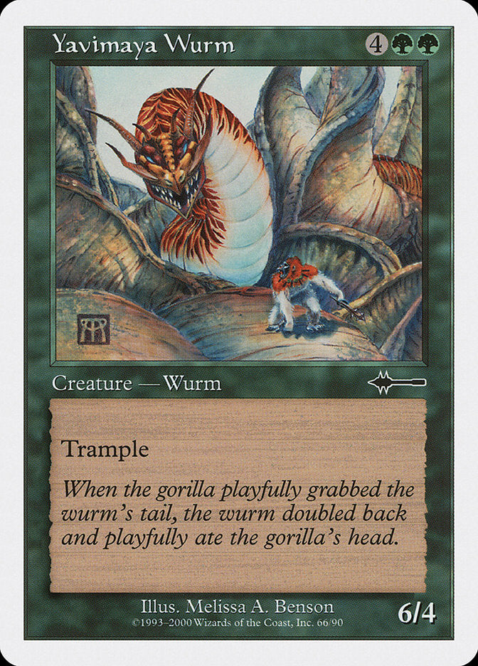 Yavimaya Wurm (66) [Beatdown] | Odin's Place