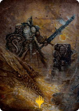 Dakkon, Shadow Slayer Art Card (48) (Gold-Stamped Signature) [Modern Horizons 2 Art Series] | Odin's Place