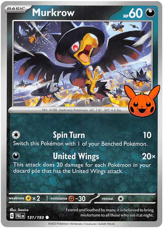 Murkrow (131/193) [Trick or Trade 2023] | Odin's Place