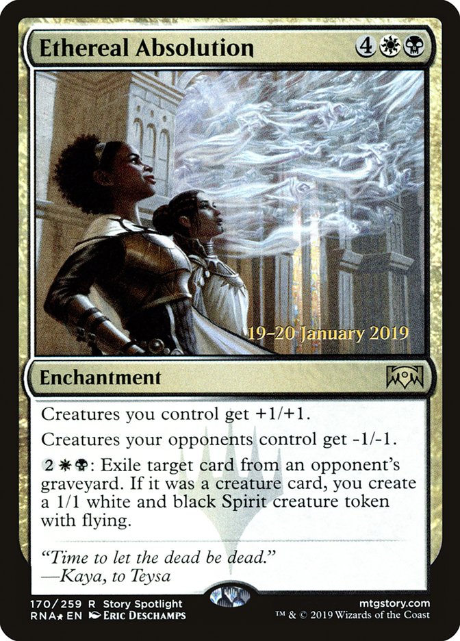 Ethereal Absolution (170) [Ravnica Allegiance Prerelease Promos] | Odin's Place