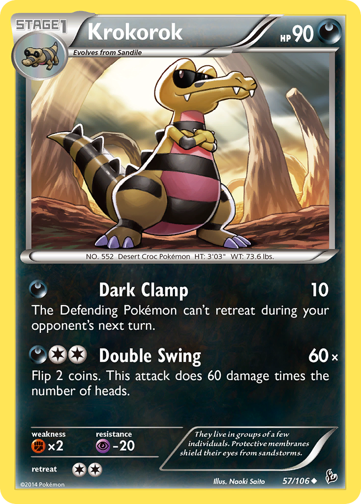 Krokorok (57/106) [XY: Flashfire] | Odin's Place