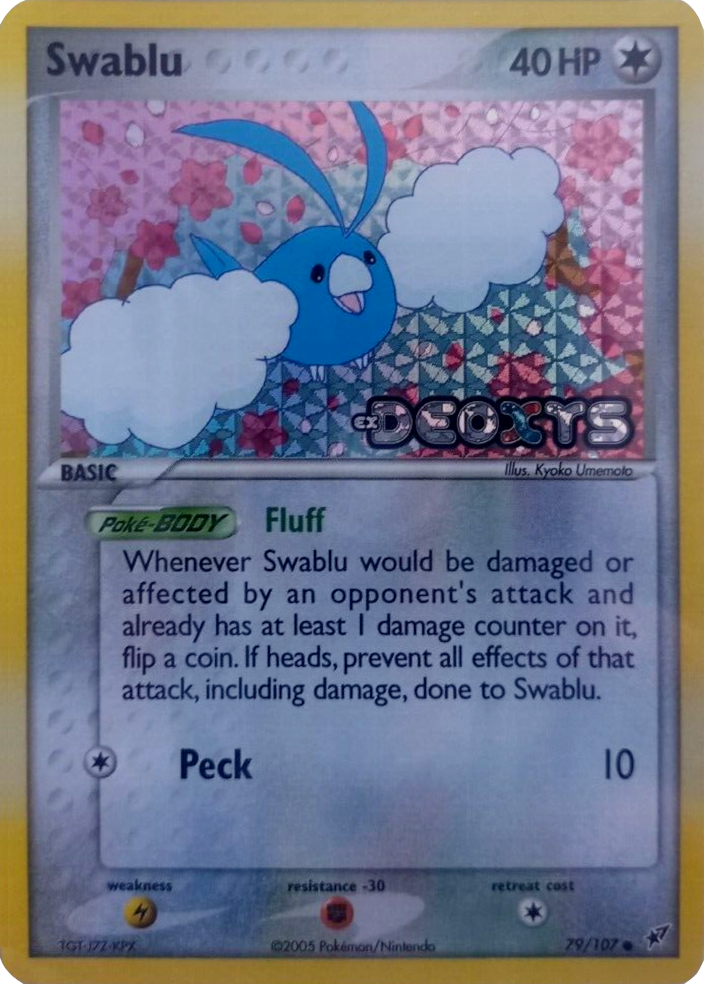 Swablu (79/107) (Stamped) [EX: Deoxys] | Odin's Place