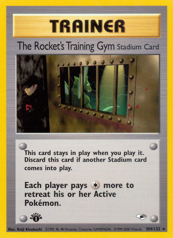 The Rocket's Training Gym (104/132) [Gym Heroes 1st Edition] | Odin's Place