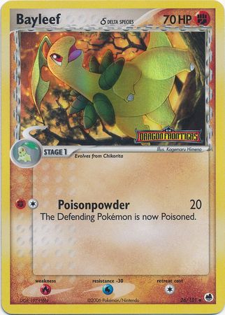 Bayleef (26/101) (Delta Species) (Stamped) [EX: Dragon Frontiers] | Odin's Place