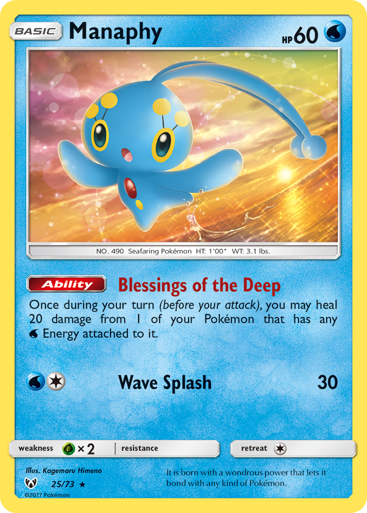 Manaphy (25/73) [Sun & Moon: Shining Legends] | Odin's Place