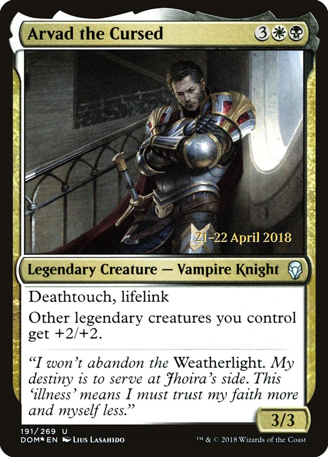 Arvad the Cursed (191) [Dominaria Prerelease Promos] | Odin's Place