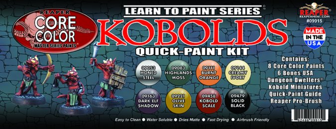 Reaper Master Series Paints: Kobold Quick Paint Set | Odin's Place