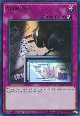 Wiretap [DUDE-EN054] Ultra Rare | Odin's Place