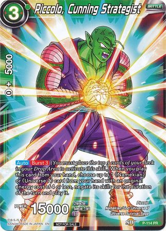Piccolo, Cunning Strategist (Power Booster) (P-114) [Promotion Cards] | Odin's Place