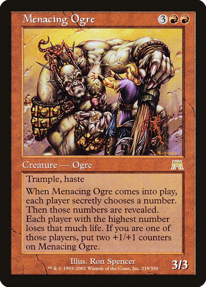 Menacing Ogre (219) [Onslaught] | Odin's Place