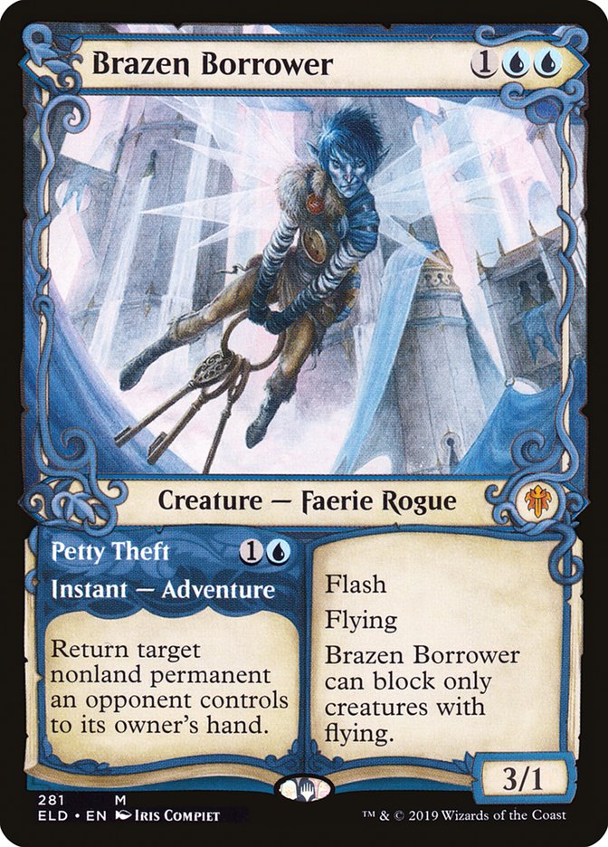 Brazen Borrower // Petty Theft (Showcase) [Throne of Eldraine] | Odin's Place