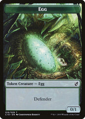 Rhino // Egg Double-Sided Token [Commander 2019 Tokens] | Odin's Place