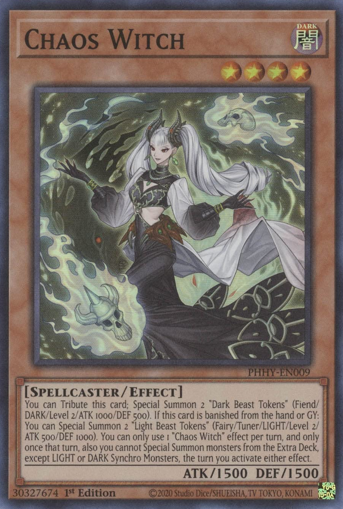 Chaos Witch [PHHY-EN009] Super Rare | Odin's Place