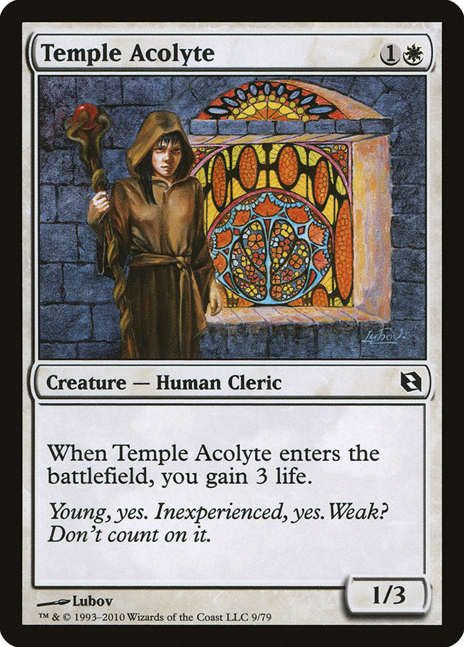 Temple Acolyte (9) [Duel Decks: Elspeth vs. Tezzeret] | Odin's Place