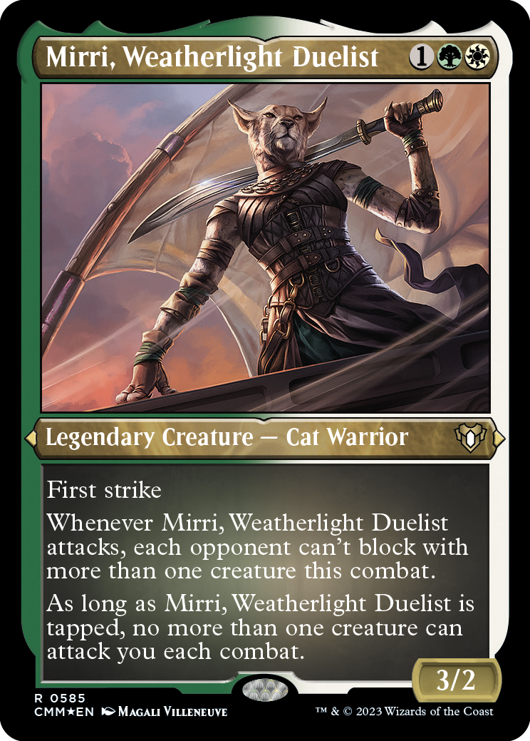 Mirri, Weatherlight Duelist (Foil Etched) [Commander Masters] | Odin's Place