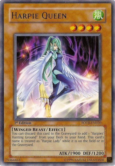 Harpie Queen [FOTB-EN020] Rare | Odin's Place