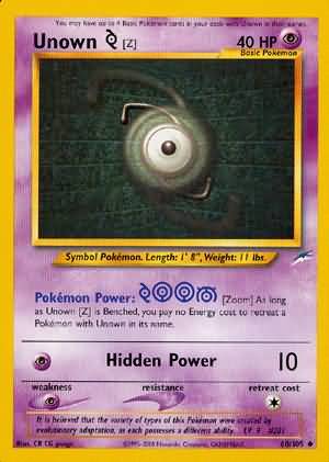 Unown [Z] (60/105) [Neo Destiny Unlimited] | Odin's Place