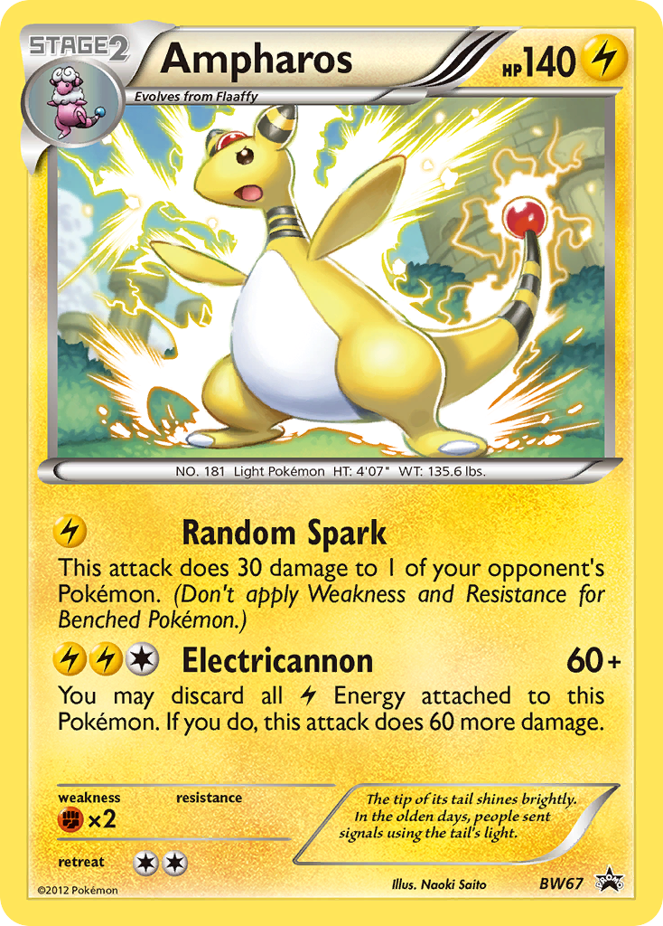 Ampharos (BW67) [Black & White: Black Star Promos] | Odin's Place
