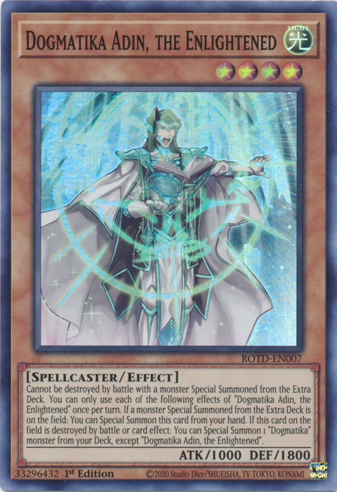 Dogmatika Adin, the Enlightened [ROTD-EN007] Super Rare | Odin's Place
