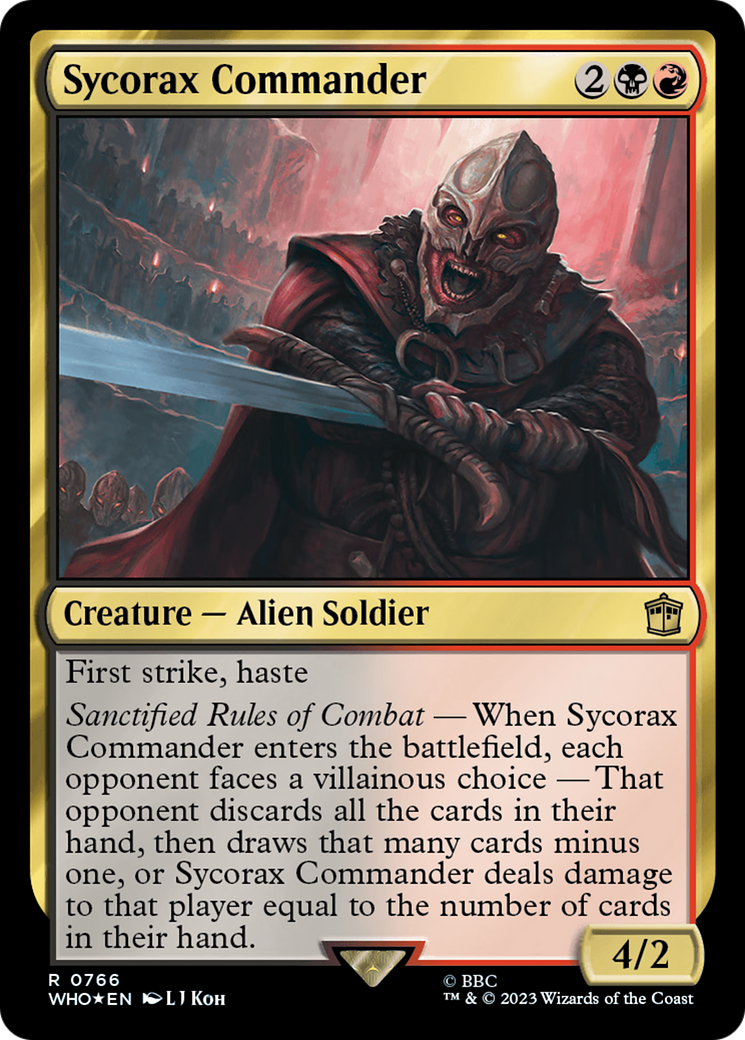 Sycorax Commander (Surge Foil) [Doctor Who] | Odin's Place