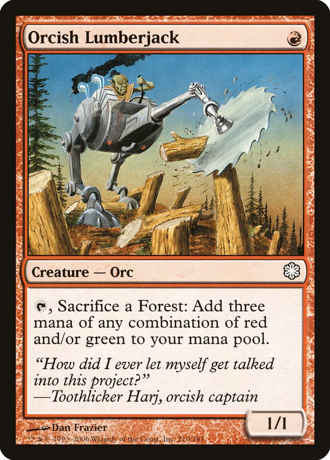 Orcish Lumberjack (210) [Coldsnap Theme Decks] | Odin's Place