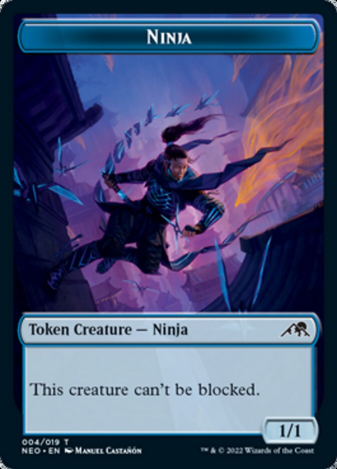 Ninja Token [Kamigawa: Neon Dynasty Tokens] | Odin's Place