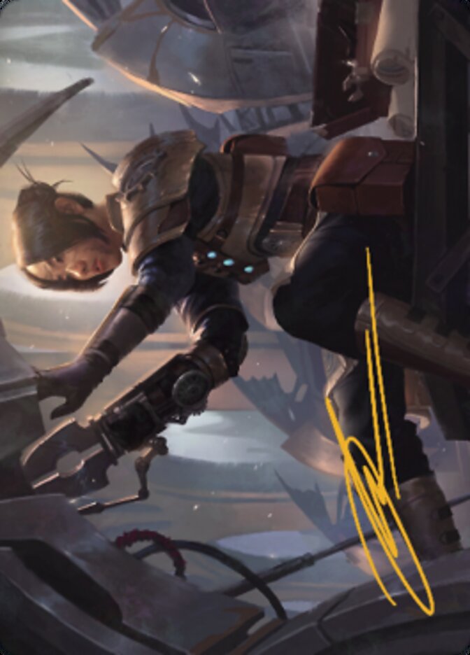 Thopter Mechanic Art Card (Gold-Stamped Signature) [The Brothers' War Art Series] | Odin's Place