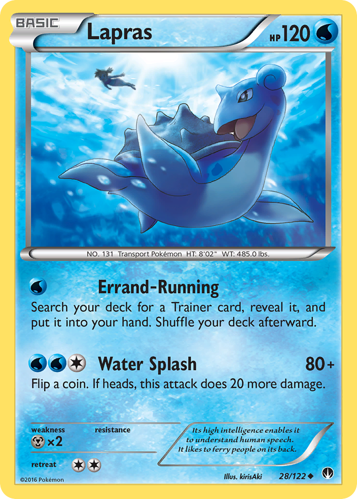 Lapras (28/122) [XY: BREAKpoint] | Odin's Place