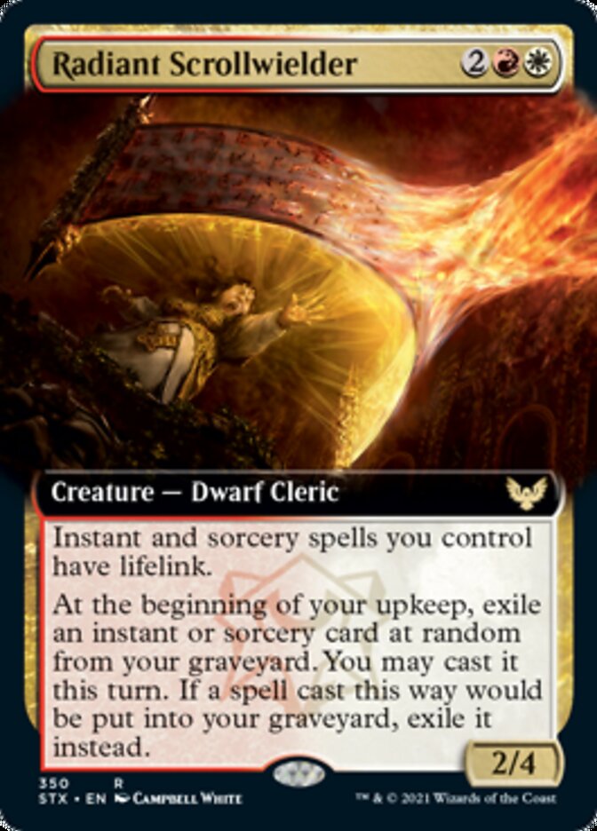 Radiant Scrollwielder (Extended Art) [Strixhaven: School of Mages] | Odin's Place