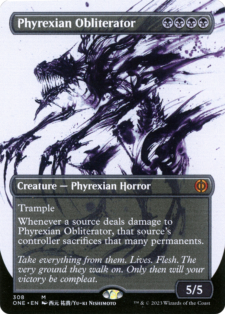 Phyrexian Obliterator (Borderless Ichor) [Phyrexia: All Will Be One] | Odin's Place