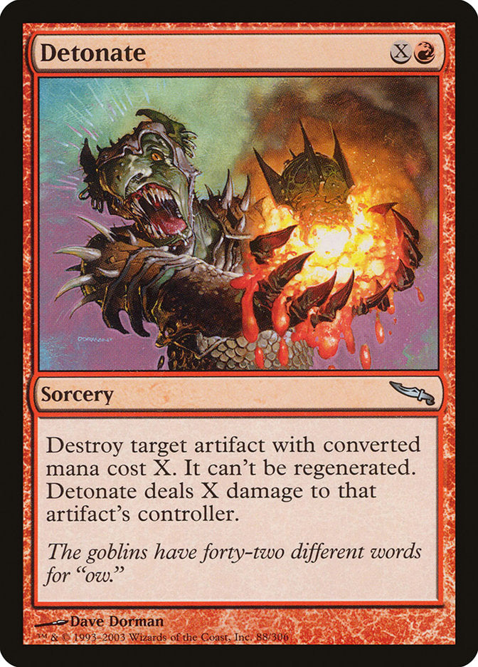 Detonate (88) [Mirrodin] | Odin's Place