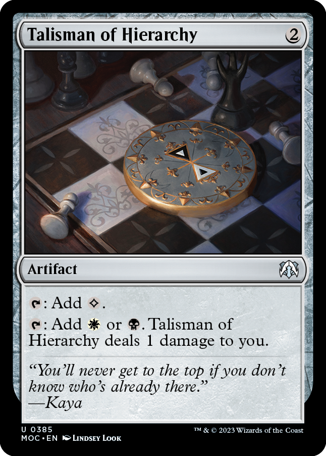 Talisman of Hierarchy [March of the Machine Commander] | Odin's Place