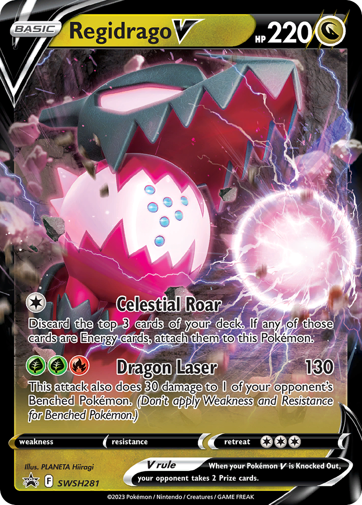 Regidrago V (SWSH281) (Jumbo Card) [Sword & Shield: Black Star Promos] | Odin's Place