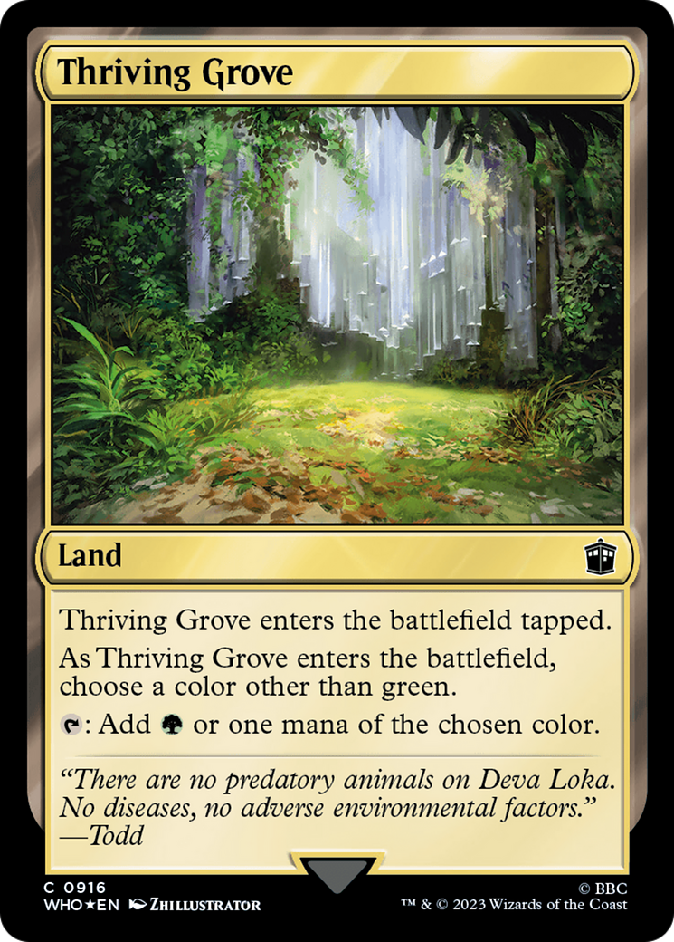 Thriving Grove (Surge Foil) [Doctor Who] | Odin's Place